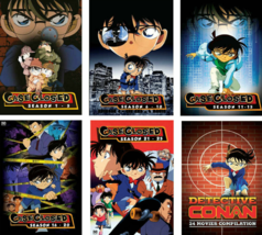 Anime DVD Detective Conan Case Closed Complete Season 1-25 + 24 Movies  - £239.05 GBP