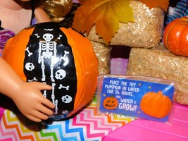 18&quot; Doll Halloween Beach Ball Charlie Brown Great Pumpkin fits Our Gener... - $1.97