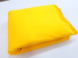 Yellow Plain Fabrics Jaipur by The Yard, Indian Print Fabric Cloth, for Summer D - £15.95 GBP+