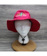 Cozumel Mexico Hat Womens Pink One Size Adjustable Bookie Chin Strap Jungle - £15.51 GBP