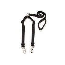 Aspen Pet by Petmate Take Two Adjustable Leash with Cushion Grip in Black 5/8&quot; - £16.94 GBP