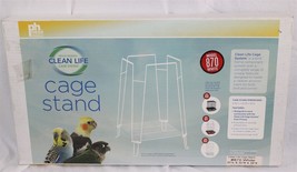 Clean Life Bird Cage Stand - Model 870 White - 22 L x 22 W x 28 H - £14.98 GBP