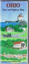 Ohio Road Map 1995 State Travel Map Advertisements - $5.93