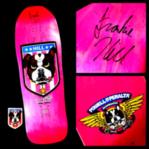 Frankie Hill Signed 911 Bulldog Powell Peralta Autograph Skateboard Pink Deck - £159.90 GBP