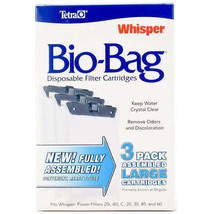 Tetra Whisper Bio Bag Large Filter Cartridges - Clean, Fresh Aquarium Water Guar - £3.91 GBP+