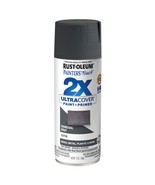 Rust-Oleum Painter&#39;s Touch Ultra Cover 2X Spray Paint 12oz-Satin Charcoal - £28.82 GBP