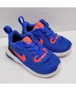 Nike Air Max Motion Toddler Youth Kid Size 6C Shoes Blue Orange Sneaker - $19.70