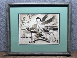 10x14 Gene Krupa Type 1 Matte Photograph Autographed &amp; Inscribed Jazz Mu... - $9,609.16 MXN