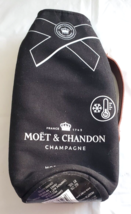 Moet &amp; Chandon Champagne Isotherm Suit Black Wine Bottle Bag Zips &amp; Snap... - £18.83 GBP