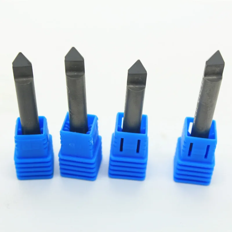 Nd 6mm 8mm milling cutter engraving v bits flat bottom 3d engraver carving tool for cnc thumb200