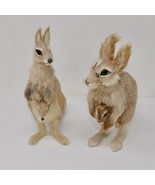 Kangaroo &amp; Baby Joey Real Fur 6&quot; Animal Taxidermy Figurines - $67.45 CAD