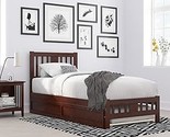 AFI Tahoe Twin Extra Long Bed with Footboard and Twin Extra Long Trundle... - $464.99