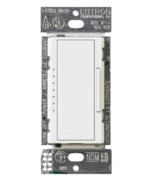Lutron MACL-153M-WH 120V 600W Multi-Location White LED Touch Light Dimmer - £37.32 GBP