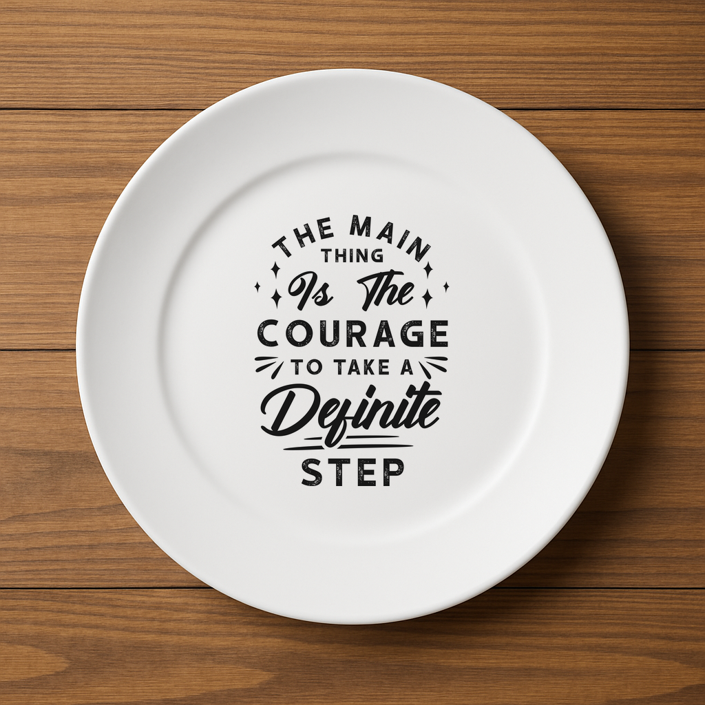 Main Thing, Courage Plate - $14.98+