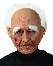 Mario - Creepy Old Man Mask With Hair - £61.78 GBP