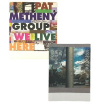 Pat Methany Group 2 Concert Pass Otto Sticker Lot We Live Here 1995 Way ... - $24.04