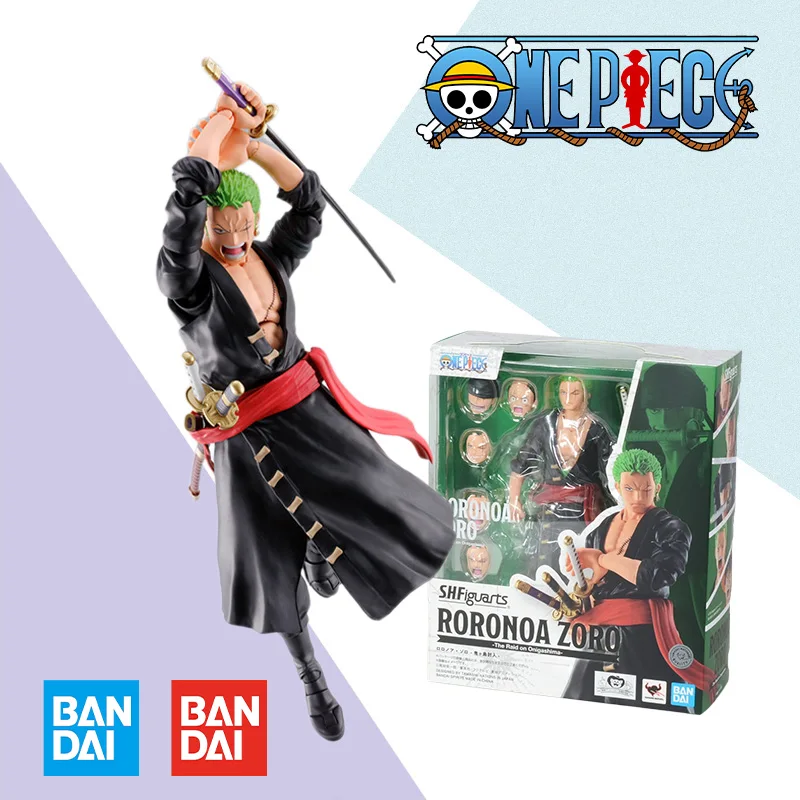 Original Box Bandai Shf S.H.Figuarts One Piece Roronoa Zoro Action Figure - £65.83 GBP+