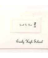 1981 Greely High School Graduation Invitation w/ Name Card Maine Ephemer... - $29.99