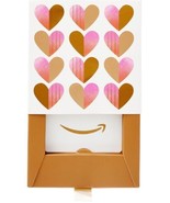 Amazon Gift Card $50.00 NEW in Premium Gift Box ❤Heart Shaped❤ USPS FC M... - £48.80 GBP
