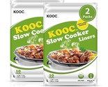 [New] Premium Slow Cooker Liners And Cooking Bags, Large Size Fits 4Qt T... - £15.92 GBP