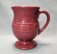 Longaberger Grand Mug Woven Traditions Paprika Grandmug Pottery Coffee Mug Cup - $11.88