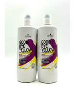 Schwarzkopf Good Bye Yellow Neutralizing Bonding Wash Shampoo 33.8 oz-2 ... - £50.84 GBP