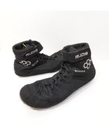 Rudis Samurai Speed Wrestling Shoes Black Gray High Top Men&#39;s Size 12 Grip - €46,72 EUR
