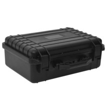 vidaXL Portable Flight Case Black 18.5&quot;x14.2&quot;x7.1&quot; PP - £97.26 GBP