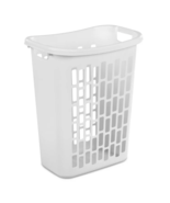 Mainstays Rectangular Open Hamper Plastic Adult, White - $15.22 CAD