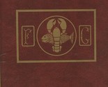 Fin and Claw of the Garden State Menu 1983 Washington Township New Jersey  - £38.16 GBP