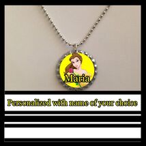 Belle Disney personalized necklace with name of your choice great gift f... - $7.69