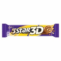 Cadbury 5 Star 3D Chocolate Bar 42 grams pack Free Shipping crunchy chewy - £4.71 GBP