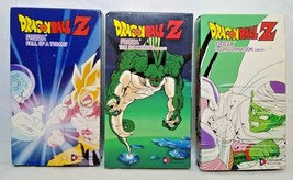 3 VTG Dragon Ball Z VHS Frieza The Summoning -Transformation - Fall of a Tyrant - £20.64 GBP