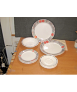 22 Corelle by corning Silk and Roses Dishes, Excellent. - $89.10