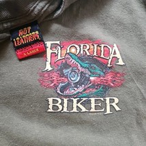 Hot Leathers Florida Biker T-shirt Alligator Swamp Adult XL Shirt Green - $255.32 MXN