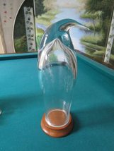 BELKO PENGUIN CRYSTAL BOTTLE FIGURINE HOLLOW DOME ON Compatible with WOO... - £82.16 GBP