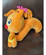 Rare Baby&#39;s First TV Hide Seek Eve Sammy Plush 9&quot;T 10&quot;L Orange - £31.09 GBP