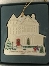 Lenox FROM OUR HOME TO YOUR HOME Vintage House Ornament 1997 w/Original Box - $16.82