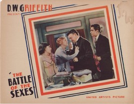 D.W. Griffith&#39;s The Battle Of The Sexes (1928) Silent Film Lobby Card #4 - £98.77 GBP