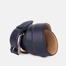 The Draco Navy Calfskin Belt image 2