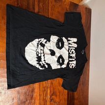 Misfits Skull Graphic T Shirt Black Mens Size M Short Sleeve Horror Punk... - $18.02