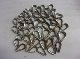 Thimbles mixed LOT 60 pieces Steel Wire, Rope, Cable, 304 Stainless Steel - $44.55