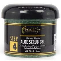 FOOT SPA - Exfoliating Scrub Gel, 4 Oz - Manicure, Pedicure and Body Exfoliator  - £15.97 GBP