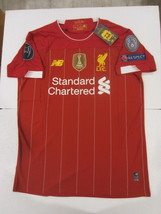 Virgil van Dijk Liverpool UCL Paisley Edition Red Home Soccer Jersey 2019-2020 - $90.00