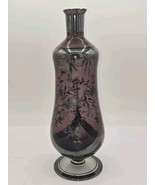 Amethyst Glass Decanter Vintage 10.25&quot; No Stopper - £30.53 GBP
