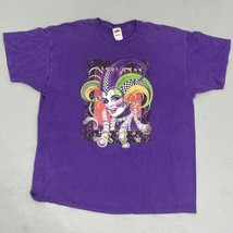 New Orleans Mardi Gras Mambo 2002 Shirt Sz 2XL Purple Jester Y2k Colorful Vtg - £22.49 GBP