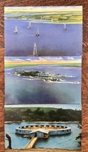 Postcards Lake Texoma Islands Oil Wells Floating Fisharena Lot of 3 No W... - $12.85