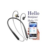 Translator Neckband Voice Changer Bluetooth 5.4 HD Sound EQ Mode 150 + L... - $49.95