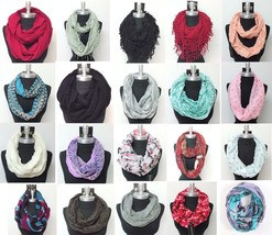 HIGH QUALITY New Women Fashionable Infinity Scarf Wrap Cowl Circle Loop Scarves - £5.02 GBP+