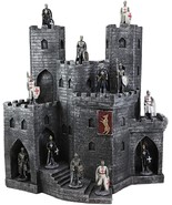 Ebros Castle Fortress Display Stand Sculpture with 12 Miniature Knight F... - $2,329.30 MXN